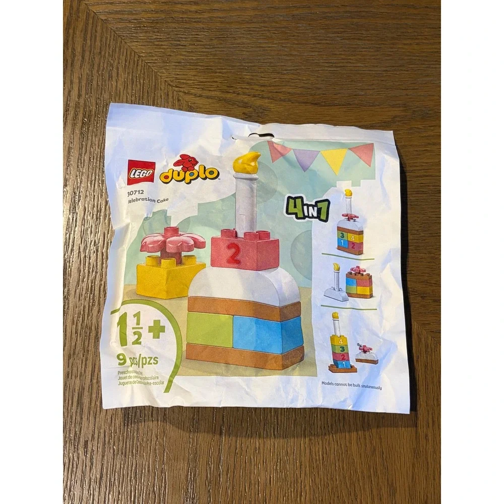 Lego Polybag Lot 6ct Creator 30715 Cute Animal Birthday Party Duplo 30712 Cake
